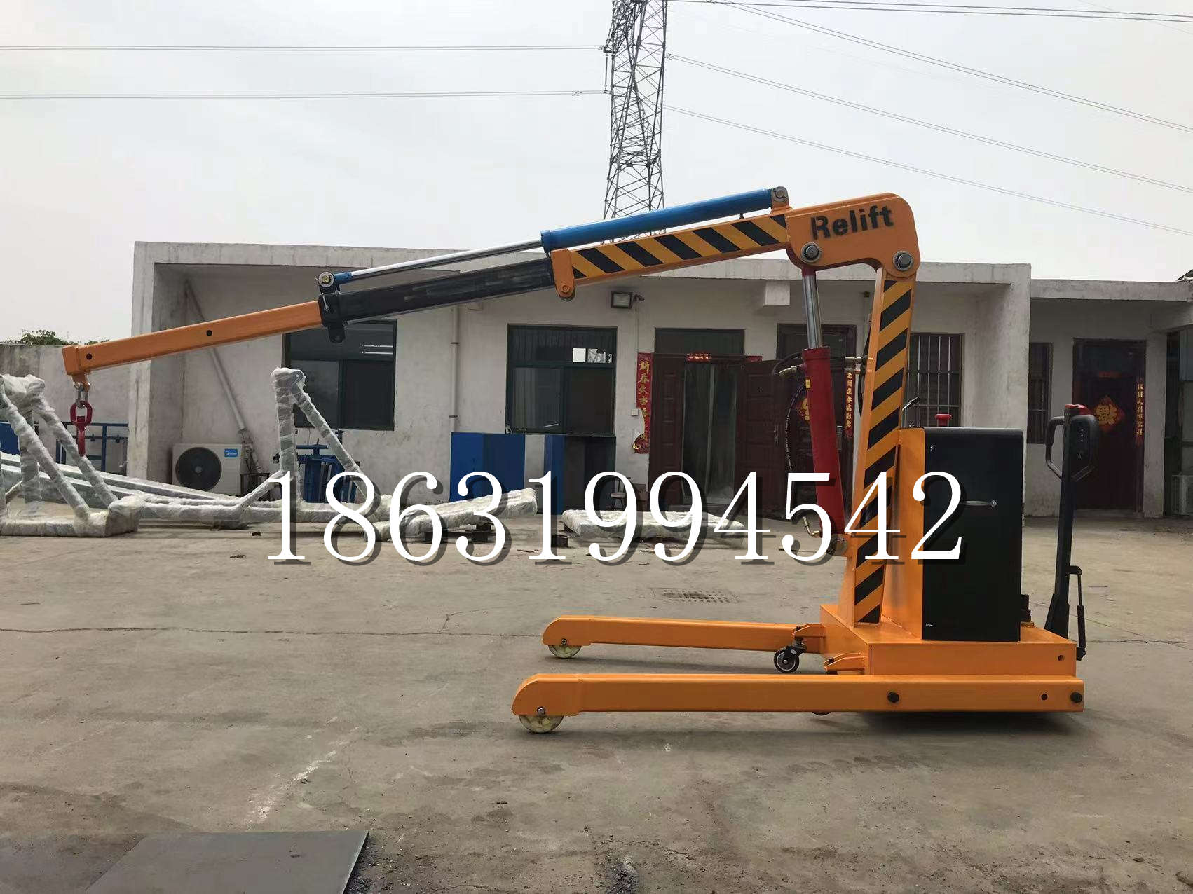 竹南镇久征定做3吨三轮随车吊 农用园林绿化移树吊 平板工程用小吊机